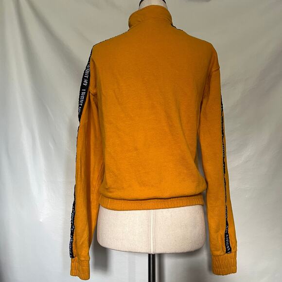 MTV Y2K Mustard 1/4 Zip Womens Sweeatshirt  I Want My MTV Graphic Retro 90s - Picture 7 of 12